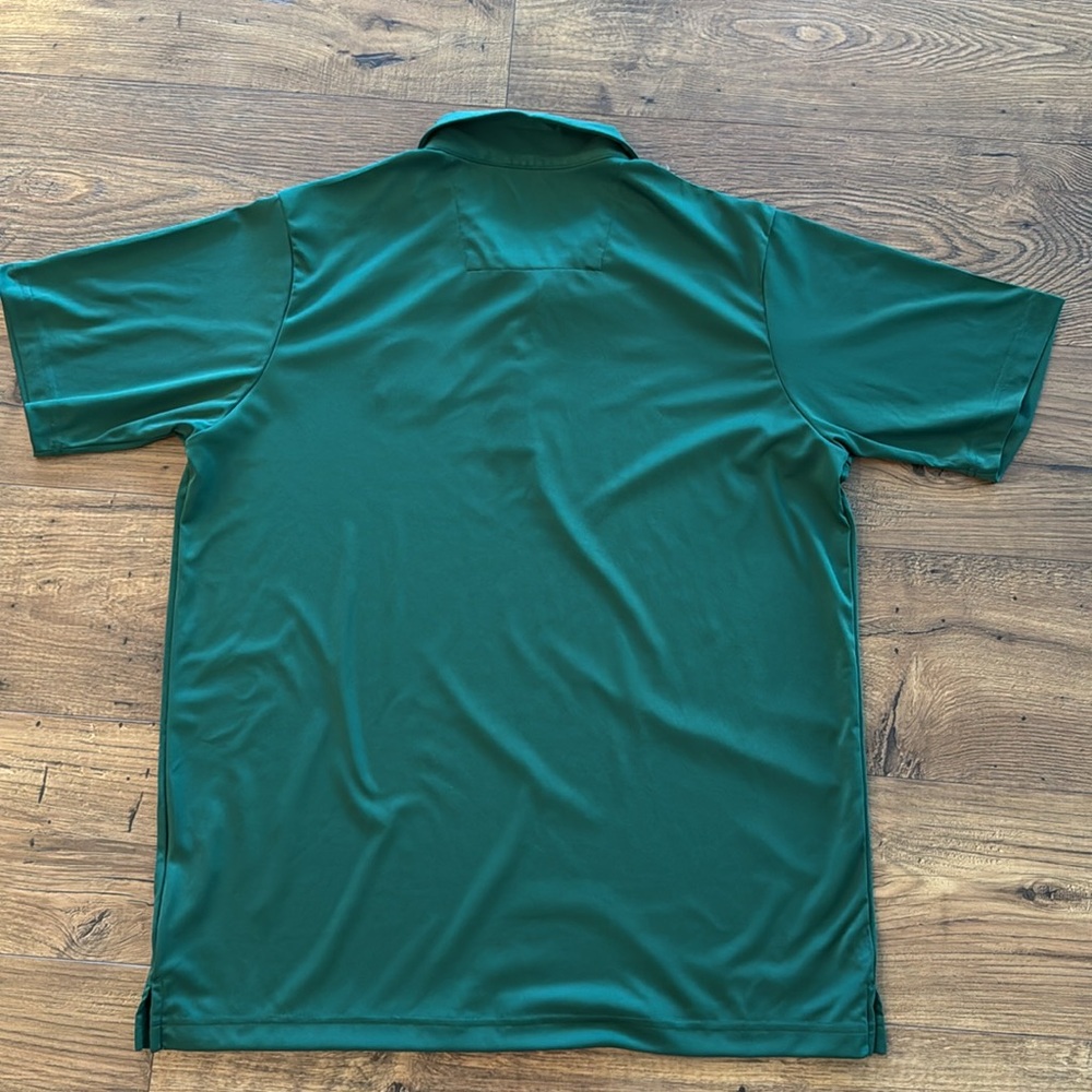 Antigua men’s Ohio University green polo, size large - Picture 3 of 3